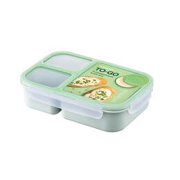 Hộp Cơm 3 Ngăn LocknLock To-Go 980ml - 2 Màu (Xanh Mint, Hồng) - HPL781, Hộp Cơm 3 Ngăn LocknLock To-Go 980ml - 2 Màu (Xanh Mint, Hồng) - HPL781